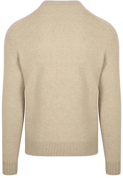 Sweter No Excess z żakardowym wzorem ecru Product / Achterkant