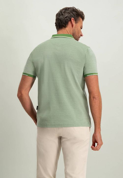 State Of Art Polo Piqué Vert Model / Achterkant