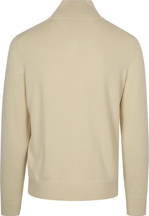 BOSS Kanobix Half Zip Sweater Ecru Product / Achterkant