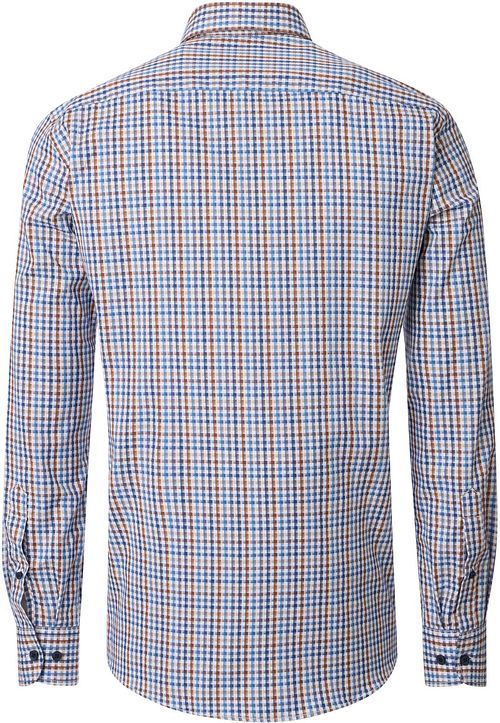 Casa Moda Casual Shirt Faux Checks Blue