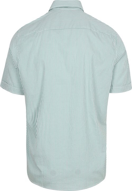 Casa Moda Short Sleeves Casual Shirt Stripes Green Product / Detail