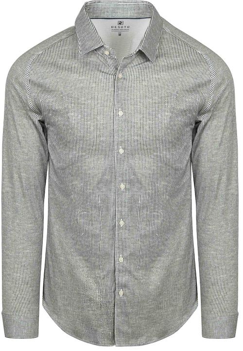 Desoto Skjorte Stripe Grønn
