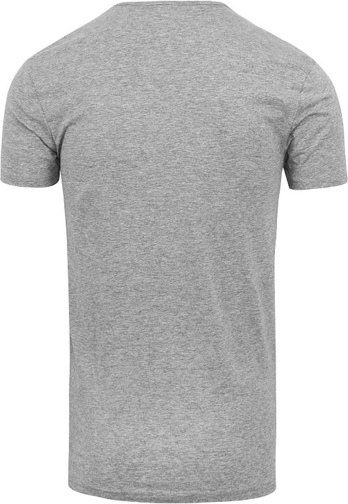 Garage Basic Stretch Gris Cuello en V Product / Achterkant