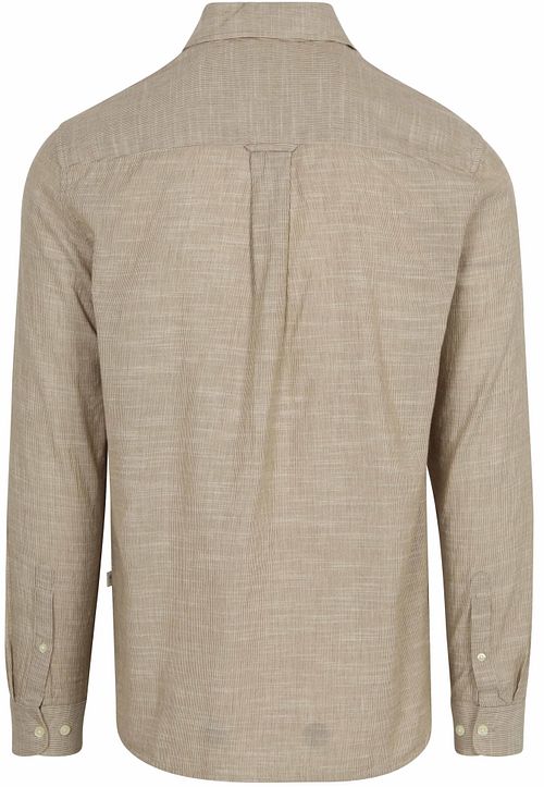 Knowledge Cotton Apparel Shirt Vert Product / Achterkant