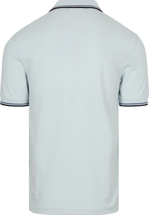 Koszulka polo Fred Perry Twin Tipped M3600 w kolorze niebieskim 96A Product / Achterkant
