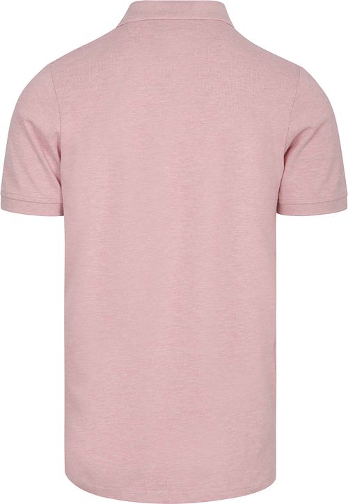 Koszulka polo Suitable MEL Pique w kolorze różowym Product / Achterkant