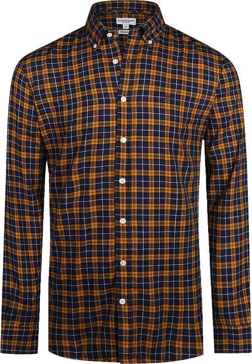 McGregor Overhemd Ruit Geel Blauw Product
