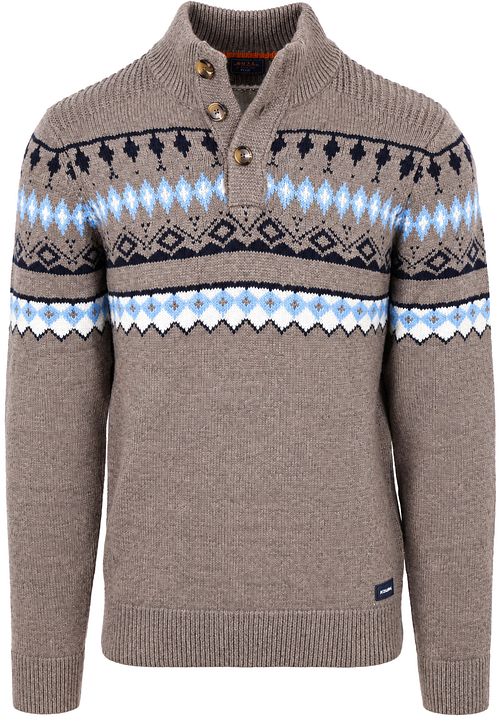 NZA Pullover Nordic Wool Blend Taupe Product