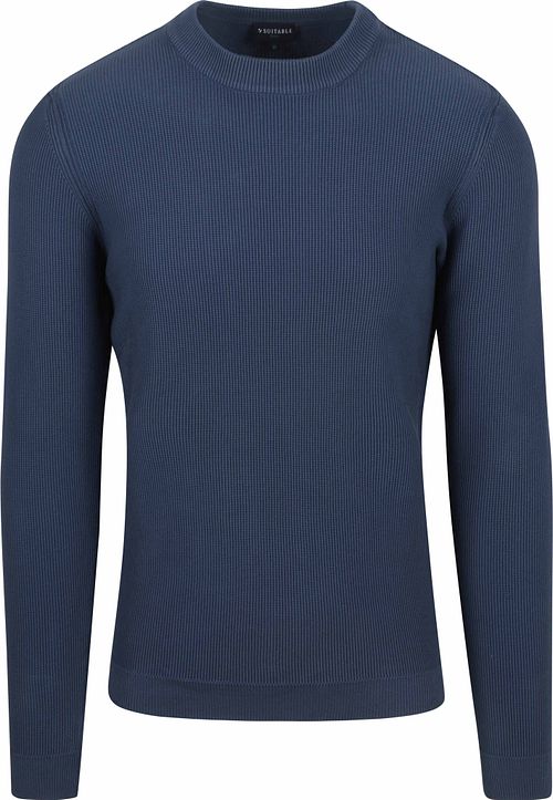 Suitable Respect Mamase Pullover Mid Blauw Product