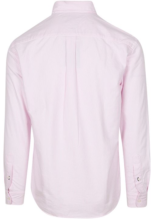 Tommy Hilfiger Chemise Oxford Rayures Rose Product / Achterkant