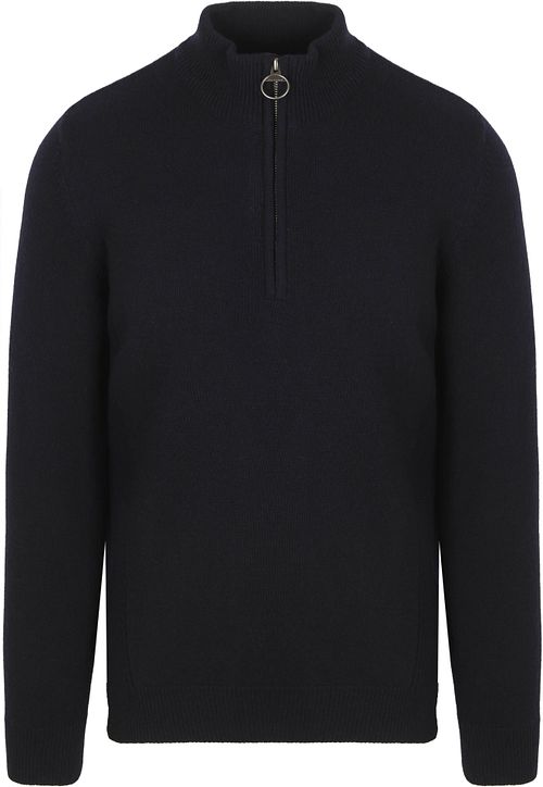Barbour Half Zip Pullover Wolle Navy Product