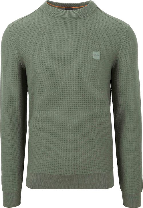 BOSS Pullover Anion Grøn Product
