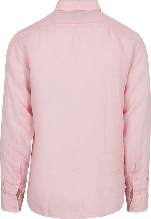 BOSS Relegant Skjorta Linne Rosa Product / Achterkant