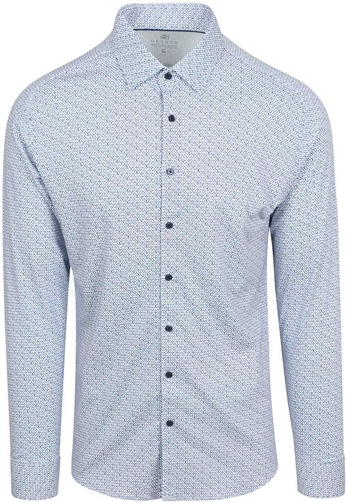 DESOTO Hemd Druck Hellblau Product