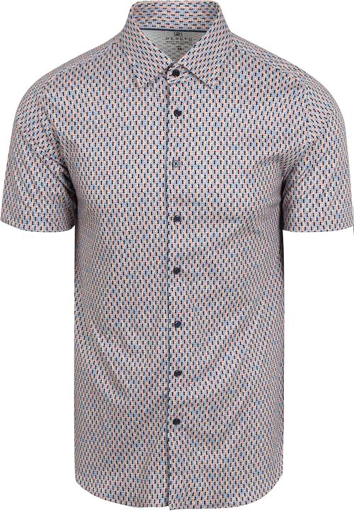 Desoto Kortærmet Jersey Skjorte Grapefruit Multifarvet Product