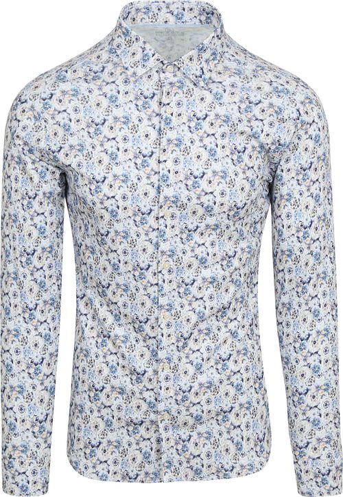 Desoto Overhemd Smooth Violets Blauw Product