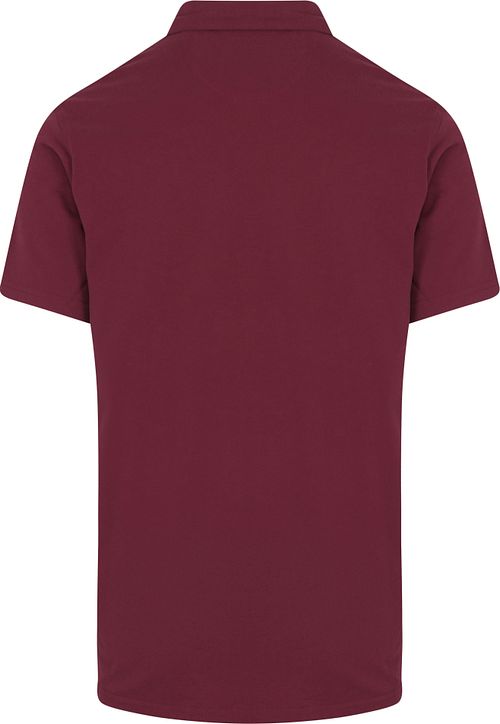 King Essentials The James Poloshirt Burgundy Product / Achterkant