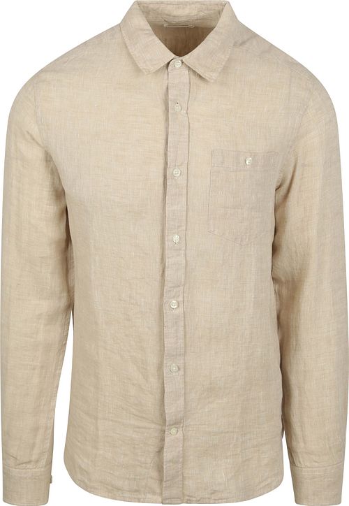 KnowledgeCotton Apparel Chemise Lin Ecru Product