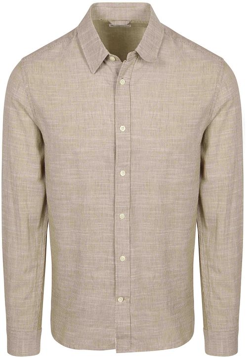 Koszula Knowledge Cotton Apparel w zielone paski Product