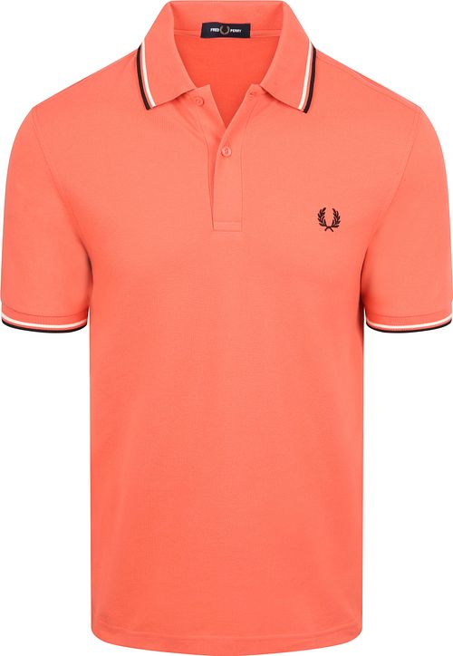 Koszulka polo Fred Perry Twin Tipped M3600 w kolorze różowym 04C Product
