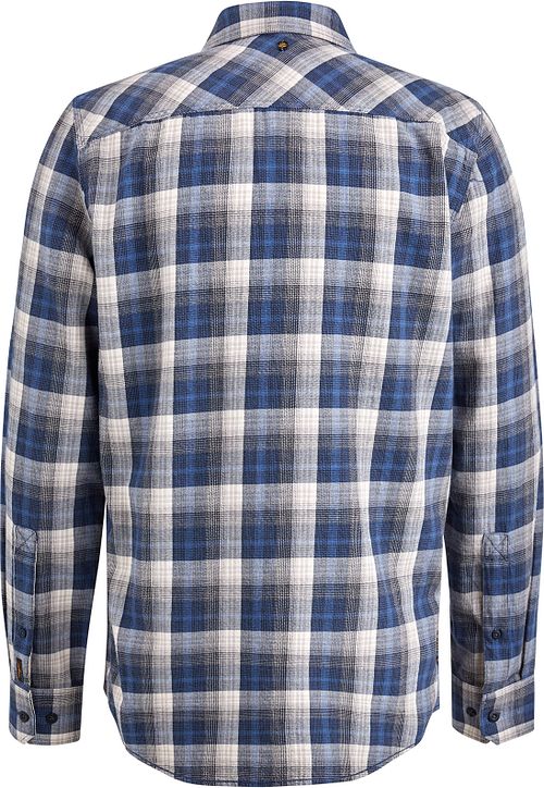 PME Legend Overhemd Ruiten Blauw Product / Achterkant