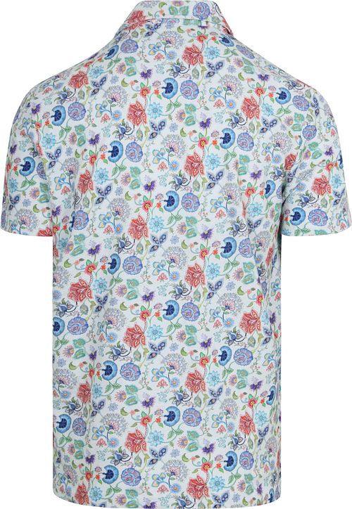 R2 Amsterdam Polo Stampa Multicolor Product / Achterkant