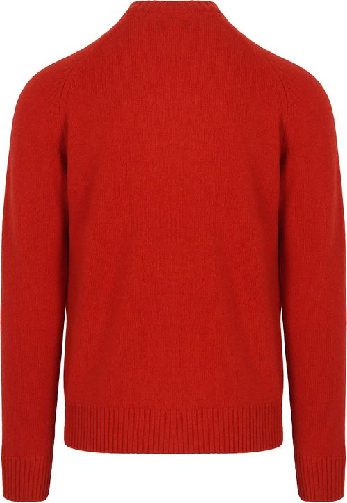 Barbour Grangetown Pullover Wool Red Product / Achterkant