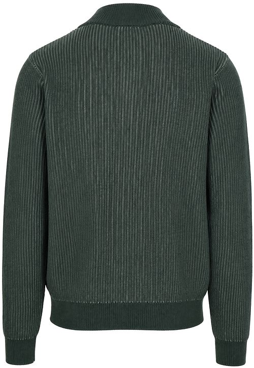 Suitable Bico Pull Demi-Zip Vert Foncé