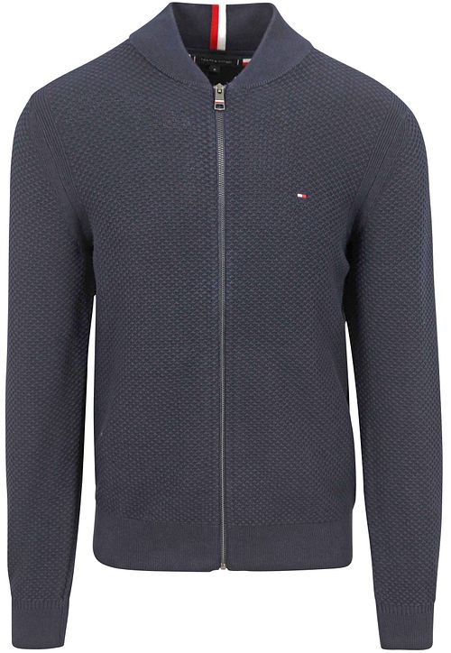 Tommy Hilfiger Kofta Struktur Marinblå Product