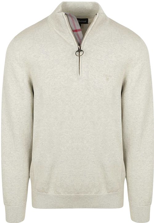 Barbour Maglione Half Zip Greige Product