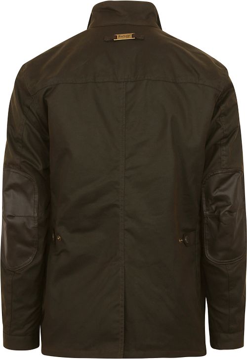Barbour woskowana kurtka Ogston Olive Product / Achterkant