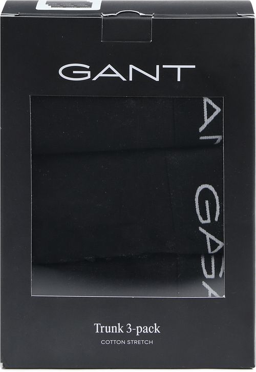Bokserki GANT Trunk 3-Pack w kolorze czarnym Verpakking