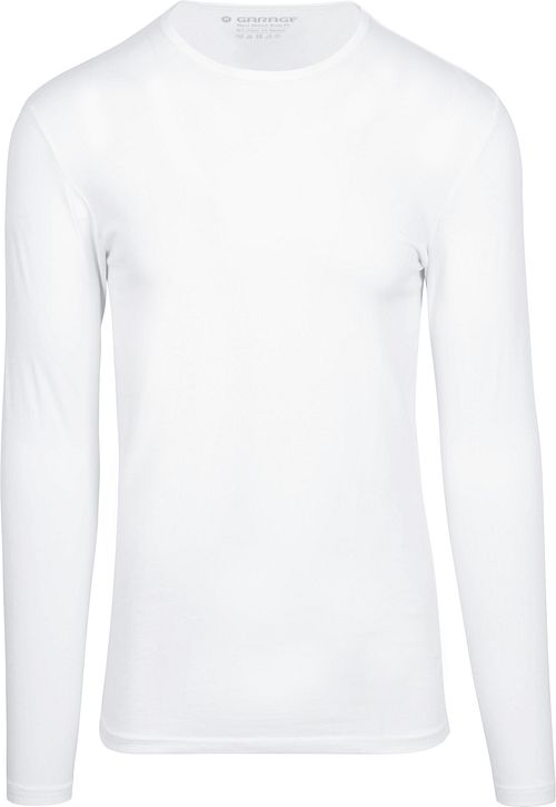 Garage Basic T-shirt Longsleeve Wit Product
