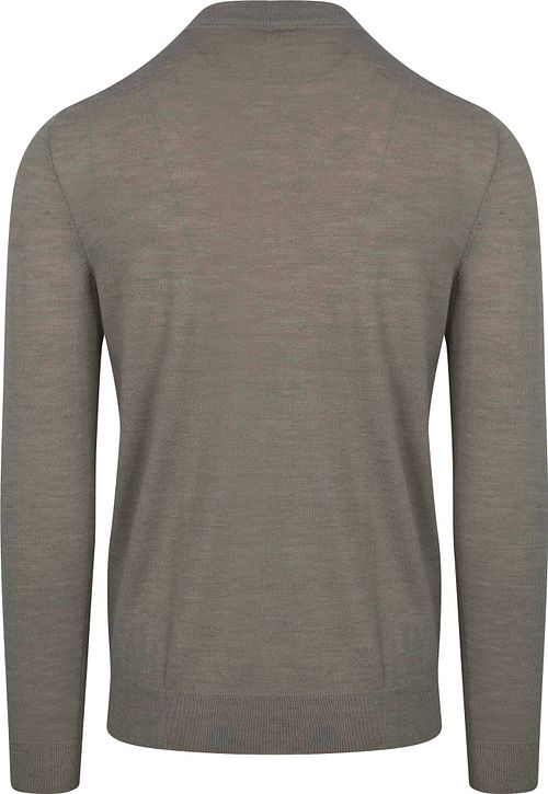 Profuomo Turtleneck Trøje Merino Grøn Product / Achterkant