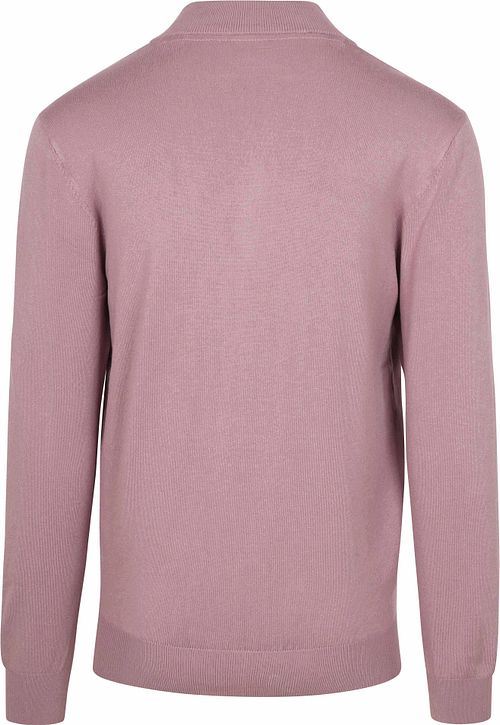 Maglione Half Zip No Excess Mauve Product / Achterkant