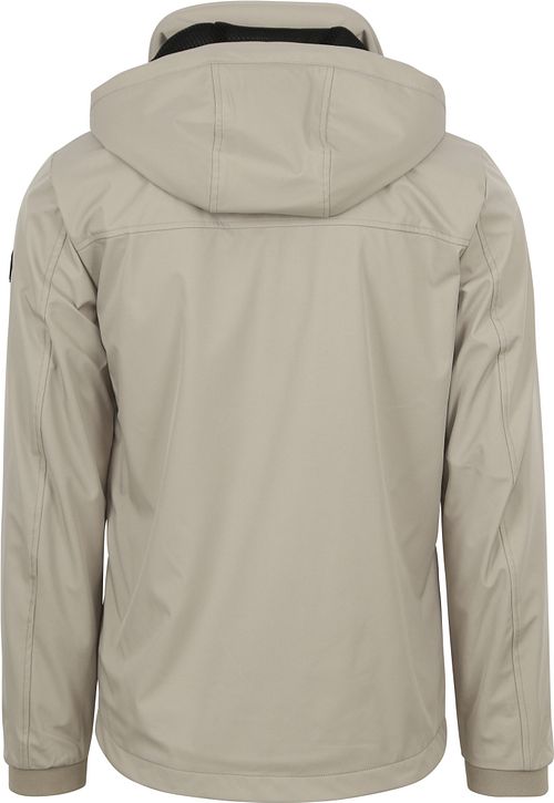 No Excess Jas Half lang met Capuchon Beige Product / Achterkant