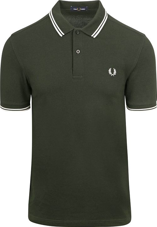 Polo Fred Perry M3600 verde scuro T50 Product