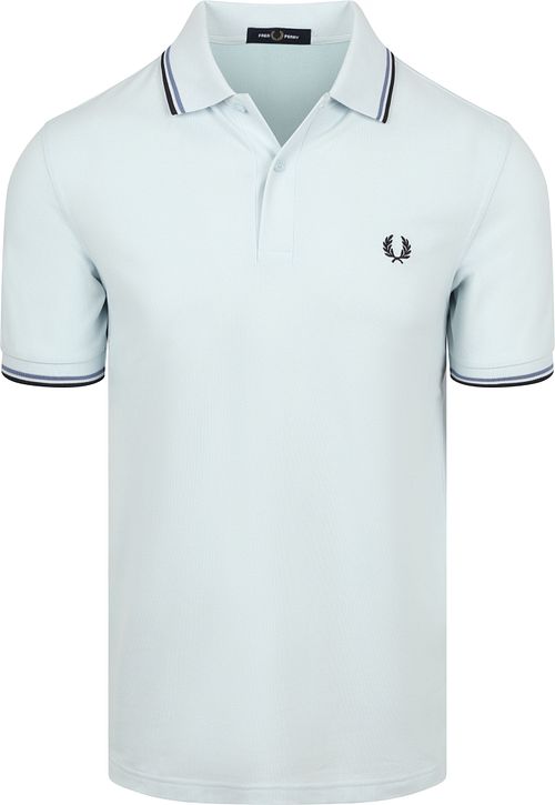 Polo Fred Perry Twin Tipped M3600 en azul claro 96A Product