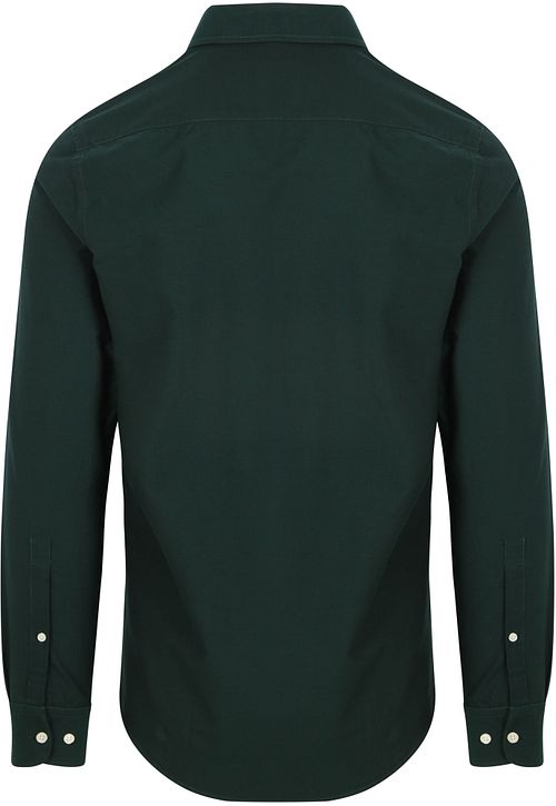 Steppin' Out Shirt Oxford Dark Green Product / Achterkant