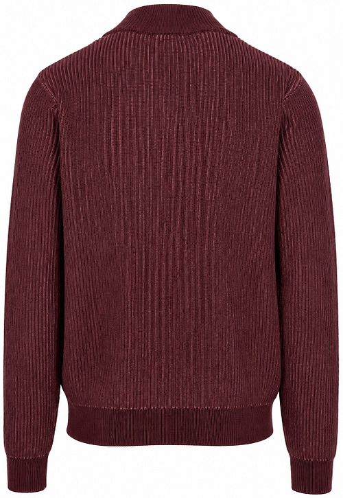 Suitable Bico Half Zip Pullover Burgundy