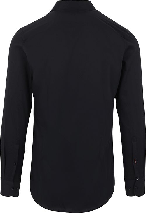 Suitable Twill Skjorte Svart Product / Achterkant