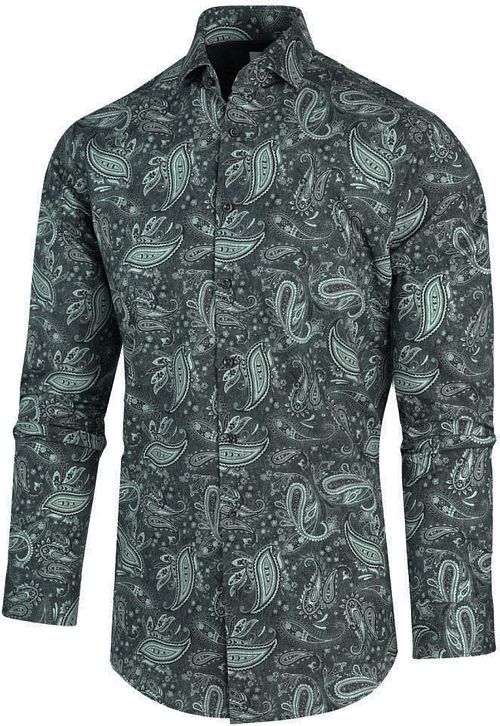 Blue Industry Hemd Paisley Grün Product