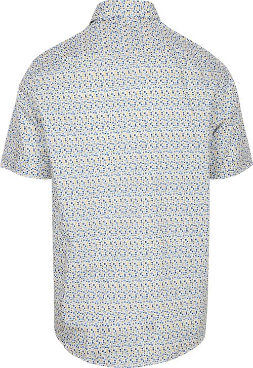 Casa Moda Short Sleeves Freizeithemd Dots Blau Product / Achterkant