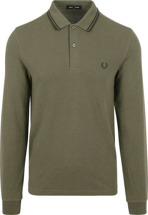 Fred Perry Longsleeve Polo Green W49 Product