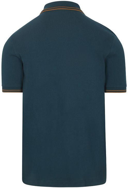 Fred Perry Polo Twin Tipped M3600 Petrol Product / Achterkant