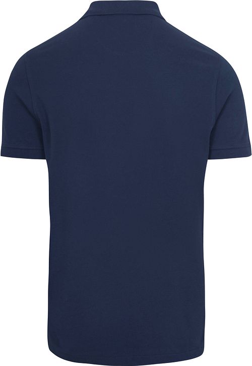 King Essentials The Rene Polo Shirt Navy Product / Achterkant