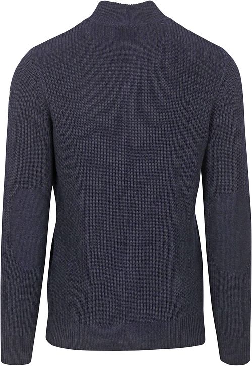 NZA Halvzip Tröja Ryder Marinblå Product / Achterkant
