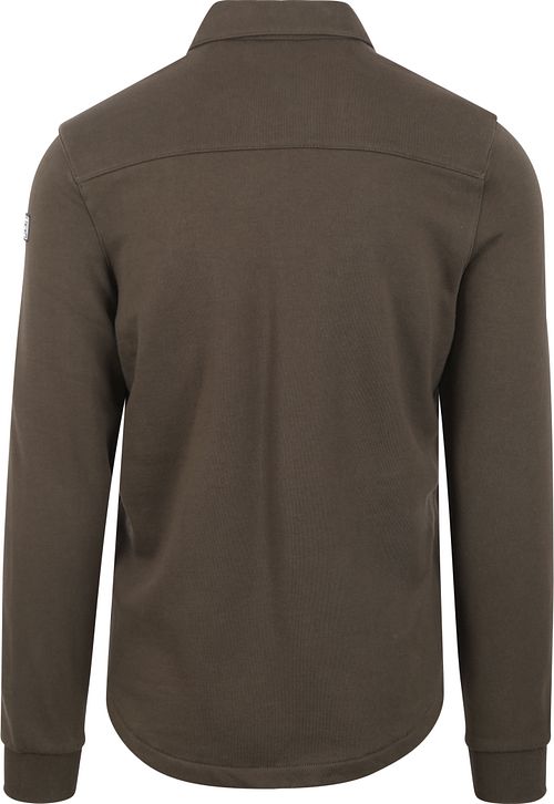 NZA Overshirt Otakou Grönkaki Product / Achterkant