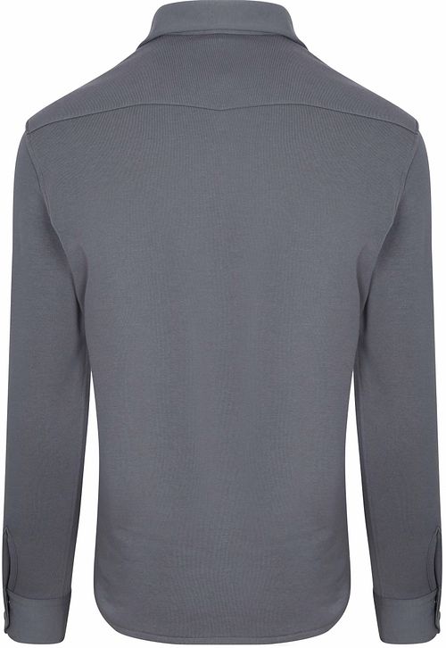 Profuomo Overshirt Western Blauw Product / Achterkant