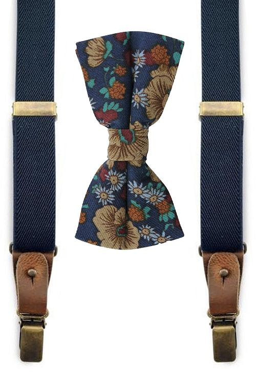 Sir Redman Suspenders Combi Pack Navy